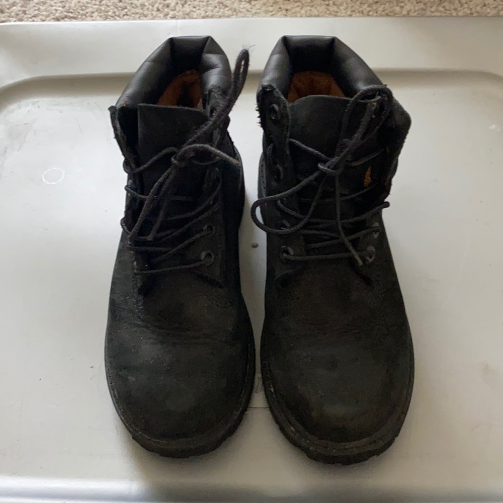 Kids 13.5 Black real authentic Timberland boots winter boots rain boots